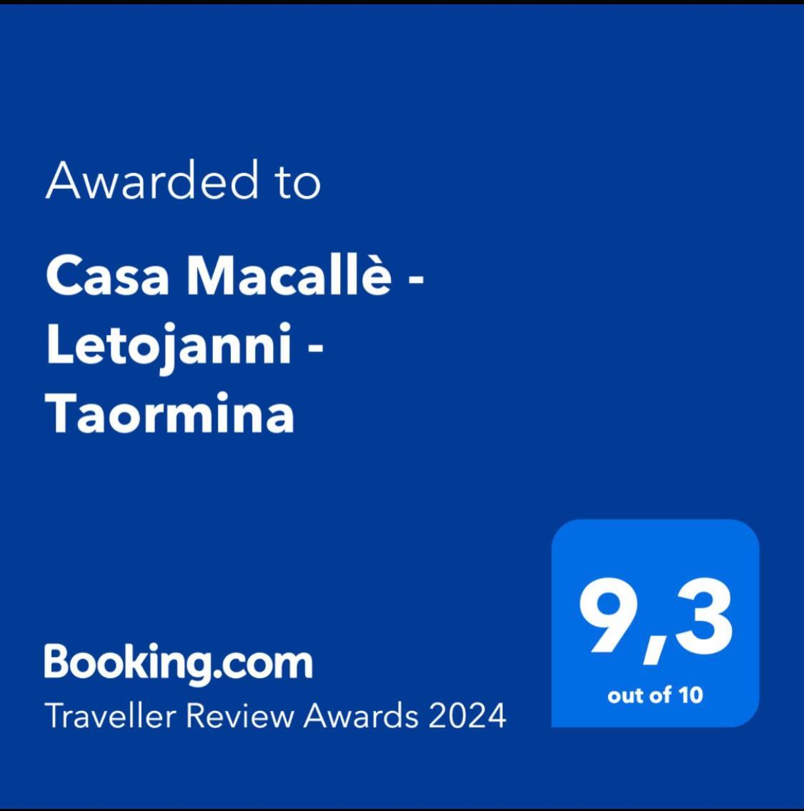 Casa Macalle - Letojanni - Taormina Екстериор снимка